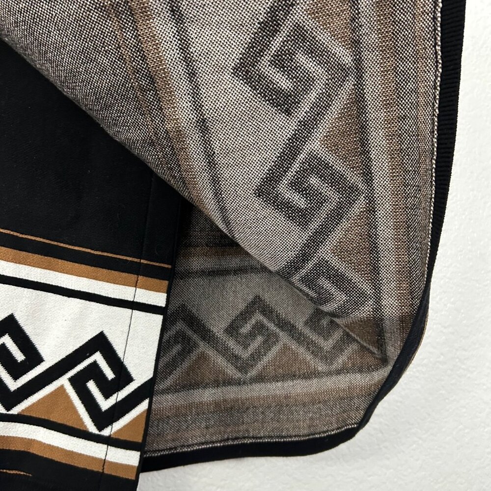 Talula Aritzia Bourlet Jaquard Knit Wrap Skirt Aztec Print - Picture 5 of 7